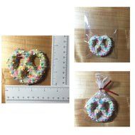 100 4x6" Clear Food Safe Favor Treat Bags, 4" Paper Red Twist Ties and 6" Paper Lollipop Sticks - 1.5mils Thick... N7