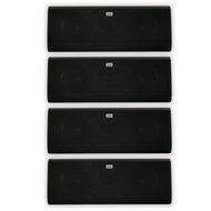 Acoustic Audio AA40CB Indoor 3 Way Speakers 2000 Watts Black Bookshelf 2 Pair Pack AA40CB-2PR