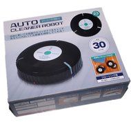 9 Inch Wireless Household Smart Auto Cleaner Robot with Microfiber Tissue Sweeper Dust Cleaning Helper (White) N4
