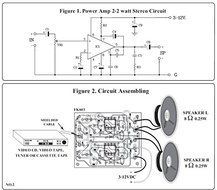 2W Mini Stereo Amplifier TBA820M Easy Unassembled Kit 3-12VDC supply[FK603] N2