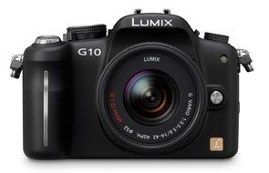Panasonic Lumix DMC-G10 12.1 MP Live MOS Mirrorless Digital Camera with 14-42mm Lumix G Vario f/3.5-5.6 MEGA OIS... N8