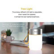 ROCK &quot;Mulite S Bluetooth Speaker&quot; Waterproof Wireless Bluetooth Speaker Portable, with Dimmable LED Light, SOS... N9
