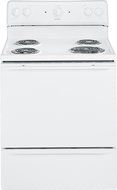 Hotpoint RB525DDWW 30" White Electric Freestanding Coil Range