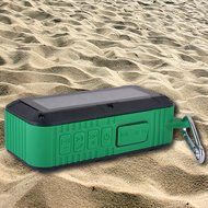 (2016 New Version) Nuboom Solar/Battery Powered 2x3W Bluetooth Speaker IPX4 Splashproof Portable Wireless MP4... N3