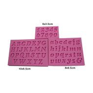 Joylive 3pcs/set Mini Letter&amp;Number Silicone Handmade Fondant Cake Decorating DIY Mould Mold N4