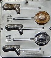 Cowboy Hat and Boot Lollipop Chocolate Candy Mold