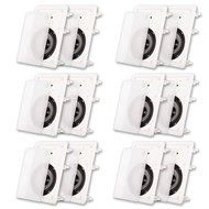 Acoustic Audio CS-IW620-6PR 250 Watt 6.5" 2-Way Home Theater In-Wall/Ceiling Speakers (6-Pair)