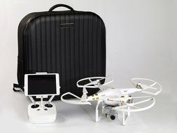 DJI Phantom 3 Professional (Pro) 4K Video Camera EVERYTHING YOU NEED Kit + Extra 2 DJI Batteries + Snap on Guards... N5