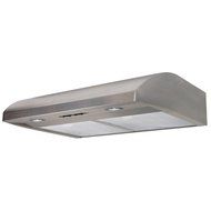 Air King AB30SS Essence Under Cabinet Range Hood with Halogen lights, Stainless Steel, 30" N2