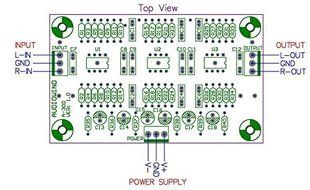 Electronics-Salon Stereo MC Phono RIAA Preamplifier Module Board, Preamp, OPA2134 N3