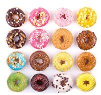 LoveS (2pcs) 6-Cavity Silicone Donut Baking Pan/Non-Stick Donut Mold, Dishwasher, Oven, Microwave, Freezer Safe N3