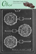 Cybrtrayd L041 Lolly Letters and Numbers Chocolate Candy Mold, No.90