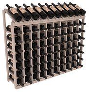 Wine Racks America Ponderosa Pine 10 Column 8 Row Display Top Kit. 13 Stains to Choose From! N12