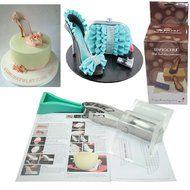TANGCHU 3D High-heeled Shoes Kit Set Cake Decorating Supplies Chocolate Fondant Candy Mold N3