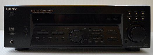 SONY STR-K740P SILVER FM STEREO FM AM RECEIVER 5.1 CHANNEL DIGITAL AUDIO/VIDEO CONTROL CENTER 80 WATTS N2