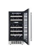 23 Bottle Dual Zone Built-In Wine Refrigerator N2