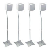 Mount-It! MI-1214S Speaker Stands for Home Theater 5.1 Channel Surround Sound System Satellite Speaker Stands...