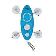 Zadro Shower Bug with Am/fm Radio, Digital Portable Shower Radio, Radio Shower, Blue