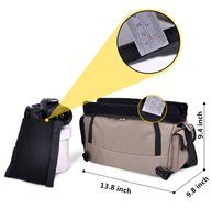 Sheffla DSLR SLR Camera Shoulder Messenger Bag for Nikon Sony Canon Pentax N3