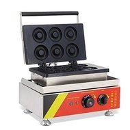 Open Kitchen NP-4 Commerical/Home Use 6pcs 110v 220v Electric Commercial 7.5cm Donut Doughnut Machine Maker Iron... N2