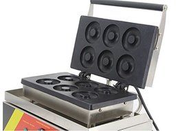 Open Kitchen NP-4 Commerical/Home Use 6pcs 110v 220v Electric Commercial 7.5cm Donut Doughnut Machine Maker Iron... N3