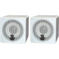 Pyle 3&#039;&#039; 100-Watt Mini Cube Speaker - White