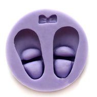 F0297 Silicone Shoes Cake Mould Fondant Soap Chocolate Baking Mould N2