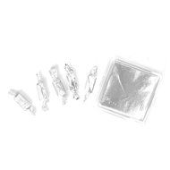 Craft Clouds - Square Candy Foil Wrappers for Lollipops, Hard Candy, Chocolates -125 Pack (4 x 4 Inch, Gold) N18