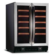 Kingsbottle 36 Bottle Two-temp Wine Cellar-glass Door with Stainless Steel Door Trim and Handle