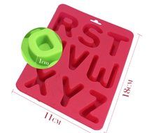9Snail 1set(3 letter trays) Bakeware Tools Baking Pastry Mould Alphabet Shape Silicone Mold For Assorted Chocolate... N4