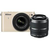 Nikon 1 J3 Mirrorless Digital Camera w/ 10-30mm and 30-110mm Lenses (Beige)