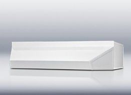 Summit SHELL24W: 24" wide shell hood in white