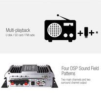 Robolife USB FM IR Control FM MP3 HiFi Stereo Power Digital Amplifier with Romote Control N5