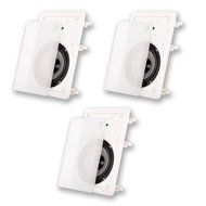 Acoustic Audio CS-IW630 In Wall 6.5" Speakers 3 Way Home Theater 900 Watt 3 Speaker Set CS-IW630-3S