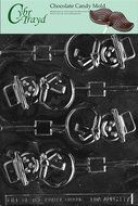 Cybrtrayd C117 Smiling Snowman Lolly Life of the Party Chocolate Candy Mold with Exclusive Cybrtrayd Copyrighted...