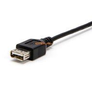 Cmple - USB 2.0 A Male to A Female Extension Cable -15FT (Black) N6