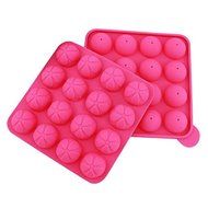 Silicone Non-Stick Cake Pop Set Mould, 16Pits, Pink N3