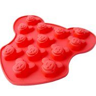 Chawoorim 16 Cavity Small Mickey Mouse Silicone Mold DIY Candy Chocolate Sugar Craft Fondant Ice Tray N4