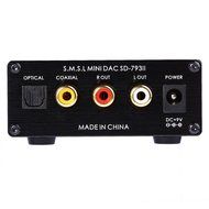 GBtiger Digital Audio Decoder, SMSL-SD793II Metallic Coaxial Optical Port Digital Audio Decoder Amplifier with... N8
