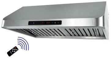 Golden Vantage 30" Under Cabinet Stainless Steel Range Hood 900 CFM GV1801-75 with Gas sensor Illuminated Keypad... N5