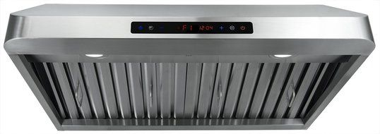 Golden Vantage 30" Under Cabinet Stainless Steel Range Hood 900 CFM GV1801-75 with Gas sensor Illuminated Keypad... N6