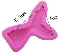 Beauty Clubs Mermaid Tail Silicone Jelly Sugar Chocolate Fondant Molds N6