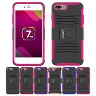 iPhone 7 Plus Case, HLCT Rugged Shock Proof Dual-Layer Case with Built-In Kickstand for iPhone 7 Plus 5.5 Inch... N25