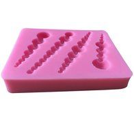 4 Strings Of Pearl Fondant Sugar Paste Bead Mold Clay Chocolate Mould Cake Decorating Tools Yihuily N30