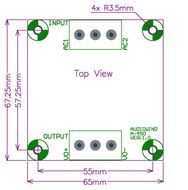 Electronics-Salon 30A Bridge Rectifier Module Board, for High-Power Audio Amplifier, MUR3060. N2