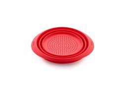 Lekue Collapsible Colander, Red, 9" N2
