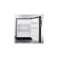 Summit CT663BBI 24" Undercounter Refrigerator with 5.1 cu. ft. Capacity Cycle Defrost Zero Degree Freezer Adjustable... N3