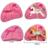4 Strings Of Pearl Fondant Sugar Paste Bead Mold Clay Chocolate Mould Cake Decorating Tools Yihuily N56