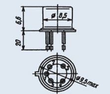Optocouplers 3OT123A USSR 1 pcs N2