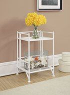 Convenience Concepts Designs-2-Go 3-Tier Folding Metal Corner Shelf, White N40